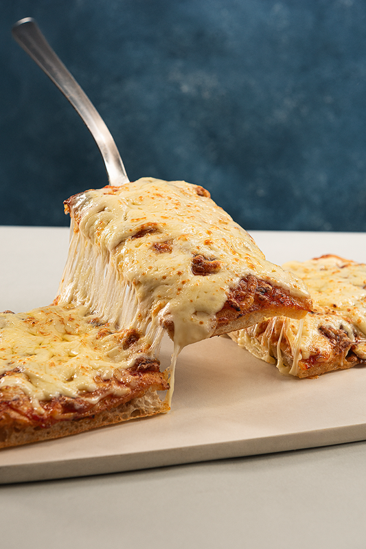 Pizza Queso 450grs para los que prefieren diseñar su mejor versión.